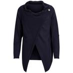 Object donkerblauw knit vest cardigan watervalhals maat L, Kleding | Dames, Truien en Vesten, Blauw, Nieuw, Ophalen of Verzenden