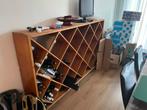 Houten wijn of boekenkast, Ophalen, Gebruikt, 25 tot 50 cm