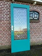 Zware hardhouten achterdeur 82,5x201cm., Doe-het-zelf en Verbouw, Ophalen, Gebruikt, 80 tot 100 cm, Buitendeur