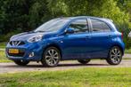 Nissan Micra 1.2 DIG-S Tekna Clima Pano 74.600 km +NAP, Stof, Gebruikt, Euro 6, Blauw