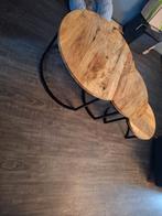 bijzet tafels  drie stuks van eikenhout, Huis en Inrichting, Rond, Nieuw, Ophalen of Verzenden, 75 cm of meer