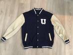 Blauw beige baseball vest maat 36, Gedragen, Blauw, Ophalen of Verzenden, Maat 36 (S)