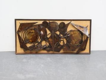 Vintage wandsculptuur | Henrik Horst | Brutalistisch design beschikbaar voor biedingen