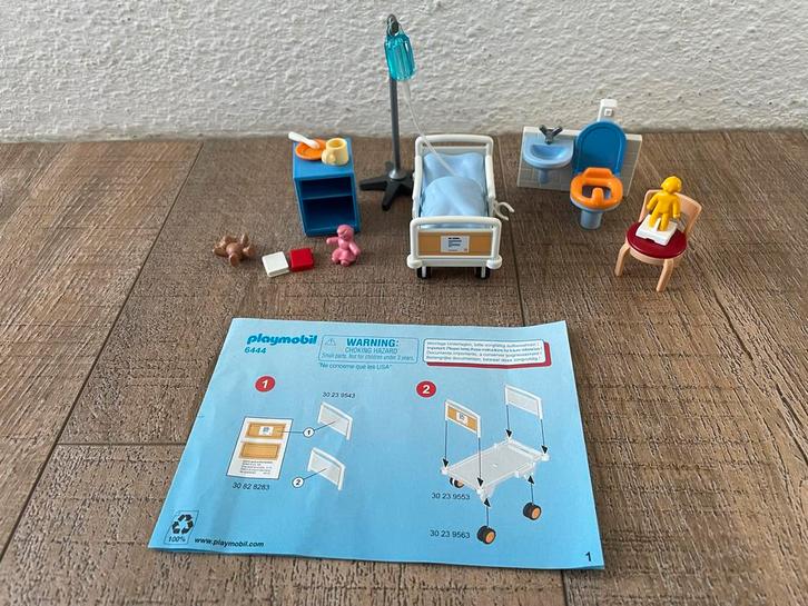 Playmobil Kinderziekenkamer 6444 - Compleet!, Kinderen en Baby's, Speelgoed | Playmobil, Zo goed als nieuw, Complete set, Ophalen of Verzenden