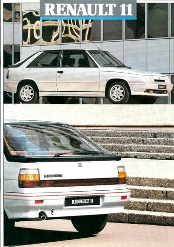 Folder Renault 11 1988 beschikbaar voor biedingen