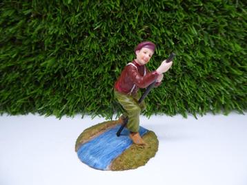Luville Kerstdorp  Kees Vergeer springt slootje - 602549 beschikbaar voor biedingen