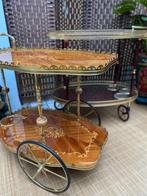 Vintage barwagen Hollywood Regency, Antiek en Kunst, Antiek | Meubels | Tafels, Ophalen