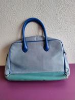 Leren tas van Hester van Eeghen, model Woody., Sieraden, Tassen en Uiterlijk, Ophalen of Verzenden, Gebruikt, Blauw, Handtas
