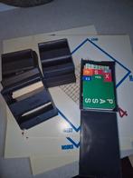 4 biedboxen en speelplaten bridge, Drie of vier spelers, Ophalen of Verzenden, Gebruikt, Onbekend
