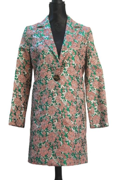 ESSENTIEL Antwerp jas mt 34/36 , brokaat, glittertje, Kleding | Dames, Jassen | Zomer, Zo goed als nieuw, Maat 36 (S), Overige kleuren