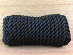 Touw landvast zwart 16mm x 15m., Watersport en Boten, Eddiys, Espel, Nieuw, Info@eddiys.eu