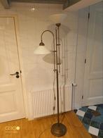 vloerlampen 1x Ikea 3x oud koper met melkglas kap, Ophalen, Gebruikt, 150 tot 200 cm