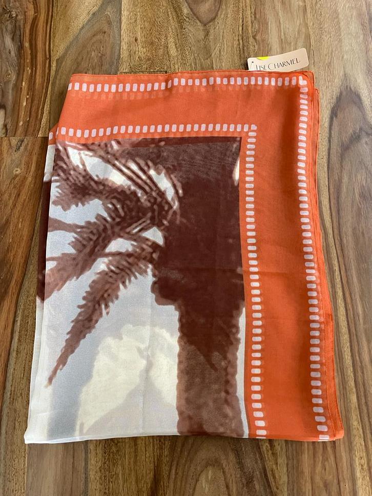 Lise charmel pareo doek 100% polyester, Kleding | Dames, Badmode en Zwemkleding, Nieuw, Overige typen, Bruin, Verzenden