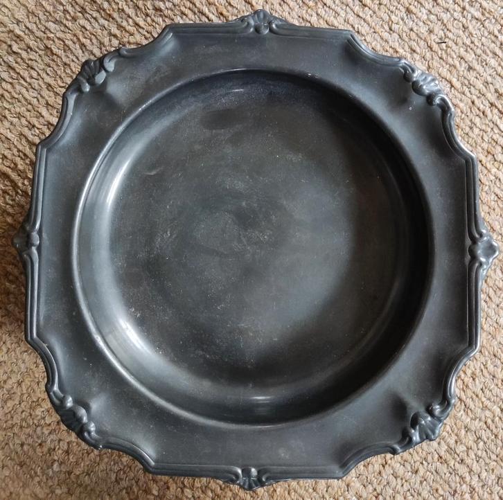 Tinnen fruitschaal op pootjes, Antiek en Kunst, Antiek | Tin, Ophalen of Verzenden