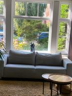 Grijs stoffen bank , 2 a 3 zits, Ophalen, Gebruikt, 75 tot 100 cm, Driepersoons