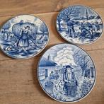 Delfts Blauw 3x wandbordje, Ophalen