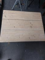 Steigerhouten tafel met steigerbuis onderstel, Ophalen of Verzenden