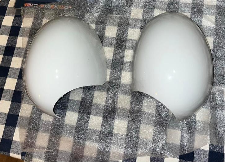 Mini R53/55/56/57/R60 Witte Spiegelkappen - Nieuwstaat!, Auto-onderdelen, Spiegels, Mini, Nieuw, Ophalen of Verzenden