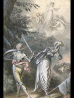 Ramberg schilderij 1810 1s Schiller illustratie Jeanne d’Arc, Antiek en Kunst, Kunst | Schilderijen | Klassiek, Verzenden