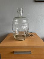 Brocante Fles glas met glazen stolp, Antiek en Kunst, Ophalen