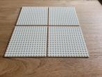 Partij N773=4x witte Nieuwe Lego platen 16x16