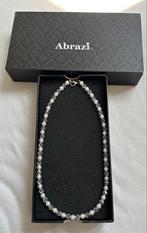 Ketting met parel look Abrazi, Met kristal, Overige materialen, Wit, Ophalen of Verzenden