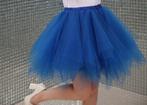 SALES! Donkerblauwe wijdvallende tutu petticoat maat OS, Carnaval, Nieuw, Ophalen of Verzenden, Kleding