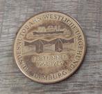 Herdenkingsmunt Hamburg-Elbetunnel 1968-1975., Postzegels en Munten, Ophalen of Verzenden, Overige materialen, Buitenland