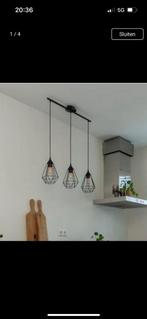Eglo hanglamp Tarbes zwart, Ophalen, Zo goed als nieuw, Minder dan 50 cm