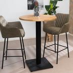 Mangohout Bartafel Op Maat - Industrieel Design, Huis en Inrichting, Tafels | Statafels, Ophalen of Verzenden, In hoogte verstelbaar