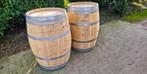ZATERDAG OPEN! Wijnvaten 225L -regenton - bloembak - eiken, Gebruikt, Met kraantje, 150 liter of meer, Ophalen of Verzenden