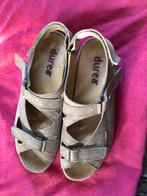 Durea Sandalen Maat 38.5 Wijdte H nieuwstaat, Kleding | Dames, Schoenen, Durea, Beige, Zo goed als nieuw, Sandalen of Muiltjes
