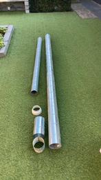 Spirobuis 100 en 125 + hulpstukken + alu flex buis 150mm, Doe-het-zelf en Verbouw, Buizen en Afvoer, Ophalen, Pvc, Zo goed als nieuw