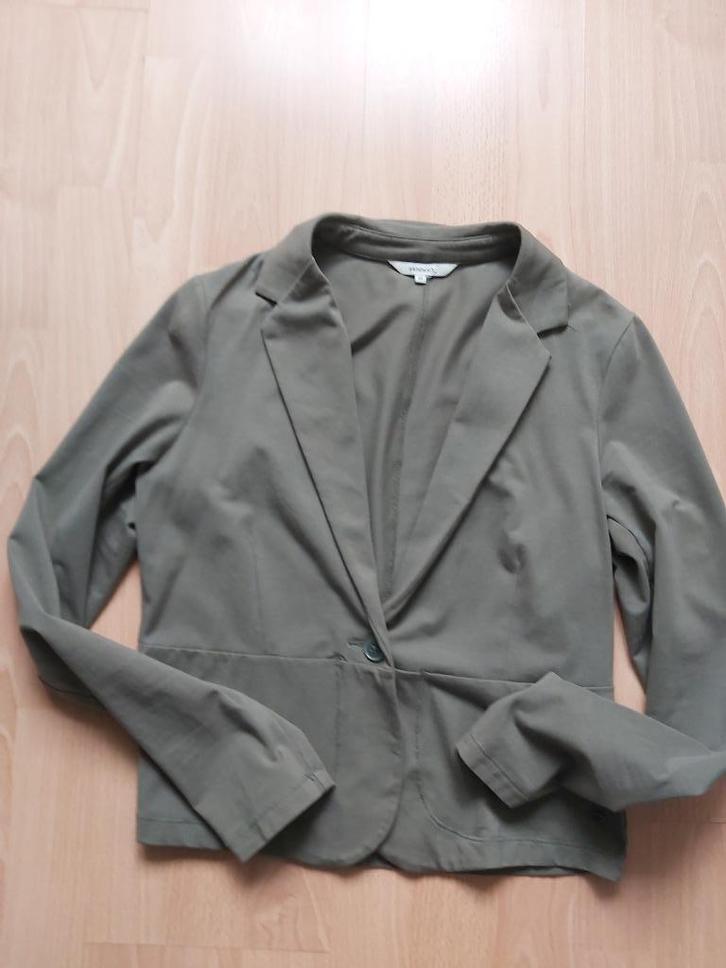 ** Jasje Sandwich **, Kleding | Dames, Jasjes, Kostuums en Pakken, Zo goed als nieuw, Jasje, Maat 34 (XS) of kleiner, Groen, Ophalen of Verzenden