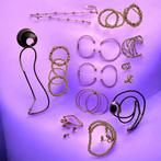 Set van 10 dames bijouterie – allemaal nieuw!, Sieraden, Tassen en Uiterlijk, Ophalen of Verzenden, Nieuw, Overige materialen