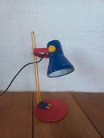 Vintage vrieland memphis stijl bureaulamp jaren 80., Huis en Inrichting, Lampen | Tafellampen, Ophalen of Verzenden, Zo goed als nieuw