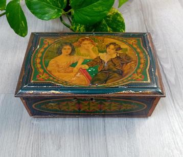 vintage blik op vier pootjes beschikbaar voor biedingen