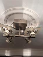 FUGA plafonnière / Plafondlamp met 4 spots, Ophalen, Gebruikt, Metaal