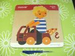 Nieuw in seal:  Moover Baby Truck houten puzzel (18m+), Ophalen of Verzenden, Minder dan 10 stukjes, Nieuw, Van hout