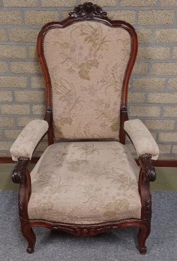 Antieke Louis XV stijl zetel – barok uitstraling beschikbaar voor biedingen