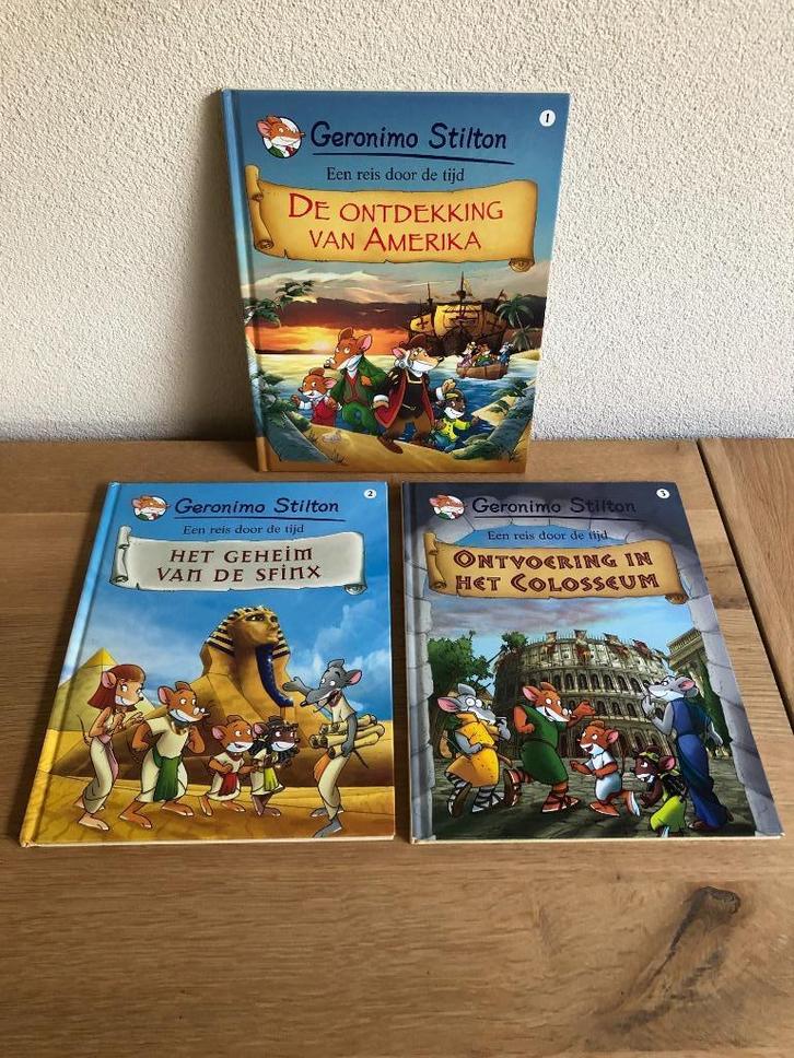 3 x Geronimo Stilton Een reis door de tijd HC 2007/2008., Boeken, Stripboeken, Nieuw, Meerdere stripboeken, Ophalen of Verzenden