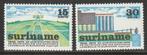 Suriname 1974 623/624 Machinale landbouw, Postfris, Ophalen of Verzenden, Postfris