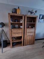 Acacia TV meubel + 2 kasten Pronto Salzburg, Met deur(en), 200 cm of meer, Zo goed als nieuw, Modern