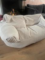 Big Bertha Lounge Pug Zitzak - crème, 100 tot 125 cm, 150 tot 200 cm, Tweepersoons, Ophalen of Verzenden