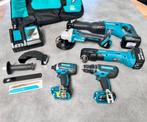 MAKITA 5-DELIGE 18v GEREEDSCHAPSET 5.0AH BOOR SLIJPER REPRO, Ophalen of Verzenden, Gevuld, Nieuw