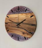 Epoxyhars klok. Epoxy resin clock 35cm, Huis en Inrichting, Woonaccessoires | Klokken, Ophalen of Verzenden, Nieuw