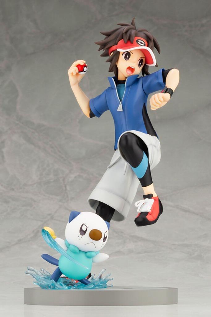 Pokémon Nate & Oshawott - ARTFX J: Kotobukiya - schaal 1/8, Verzamelen, Beelden en Beeldjes, Nieuw, Mens, Ophalen of Verzenden