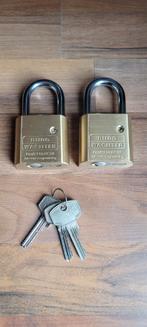 2x Burgwachter profi 116pc50 hangslot gelijksluitend dom, Ophalen of Verzenden, Zo goed als nieuw