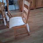 6 Eiken eetkamerstoelen, Ophalen