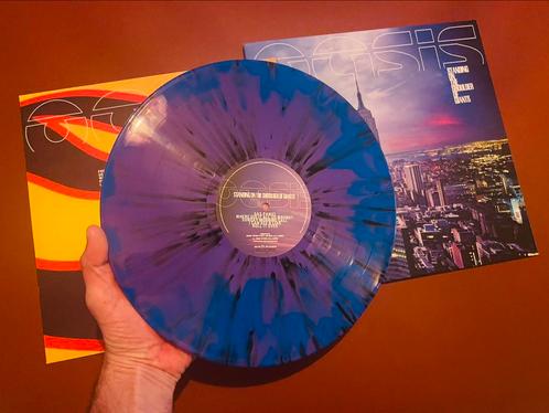 OASIS Blood records LP en Some Might Say vinyl single, Cd's en Dvd's, Vinyl | Hardrock en Metal, Zo goed als nieuw, Verzenden
